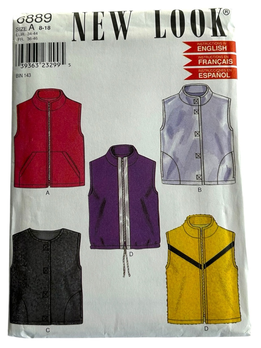2 for 22$ 🧵 NEW LOOK 🧵 Sewing Pattern 6889
